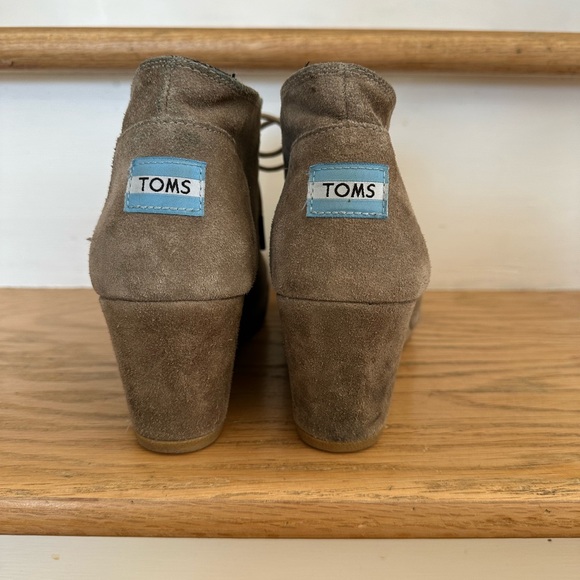 TOMS suede wedge desert boots - Picture 6 of 7